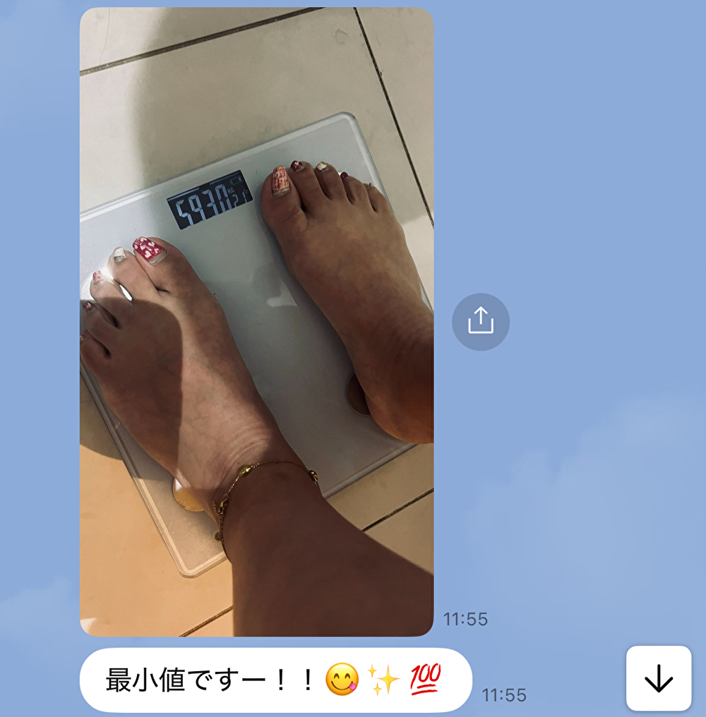 大府のダイエット特化型パーソナルジムLUMINOUS女性のお客様